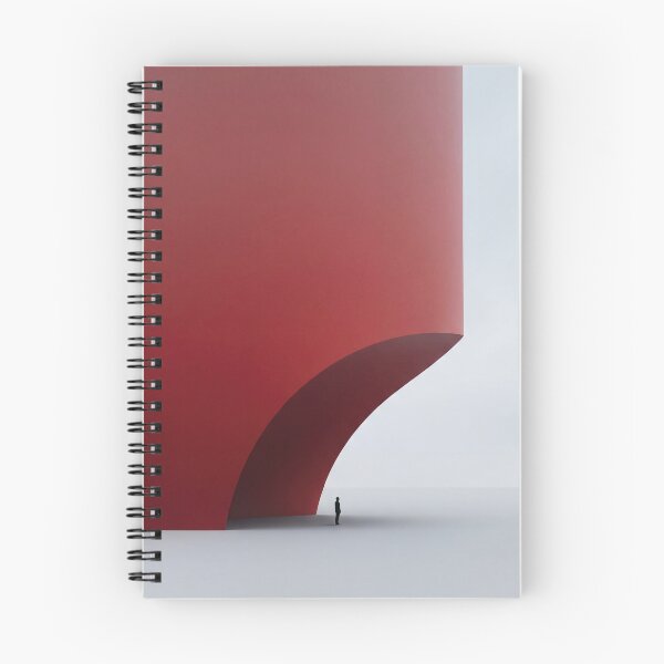 Item preview, Red Monolith with a Carved Curve designed and sold by yagiyeti.