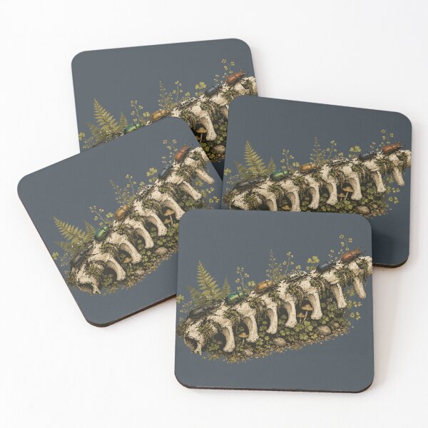 Item preview, Forest Beetles on Animal Spine Natural History Illustration designed and sold by SimplePoDesign.