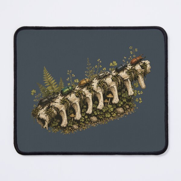Item preview, Forest Beetles on Animal Spine Natural History Illustration designed and sold by SimplePoDesign.
