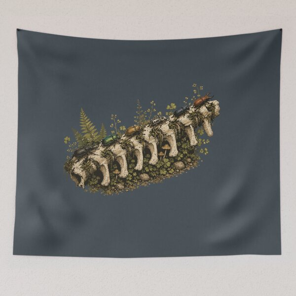 Item preview, Forest Beetles on Animal Spine Natural History Illustration designed and sold by SimplePoDesign.