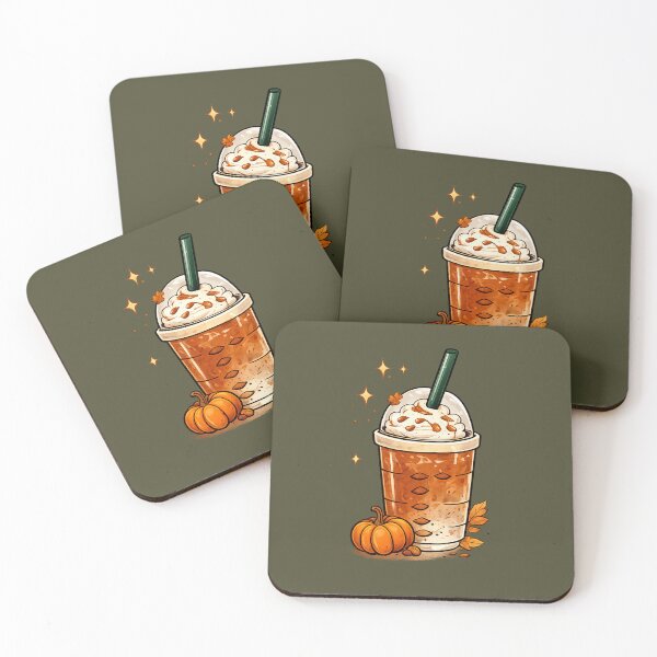 Item preview, Cozy Pumpkin Spice Coffee Autumn Illustration designed and sold by Lapky Shop.