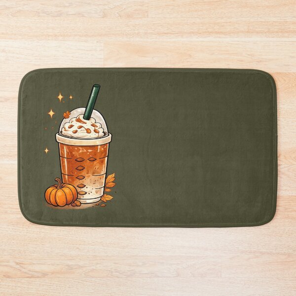 Item preview, Cozy Pumpkin Spice Coffee Autumn Illustration designed and sold by Lapky Shop.