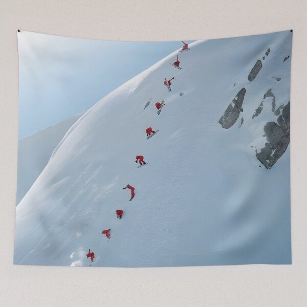 Item preview, Slush Snowboard Magazine Original Custom Vintage Snowboarding Poster Wall Art designed and sold by Cool Robot Bro..