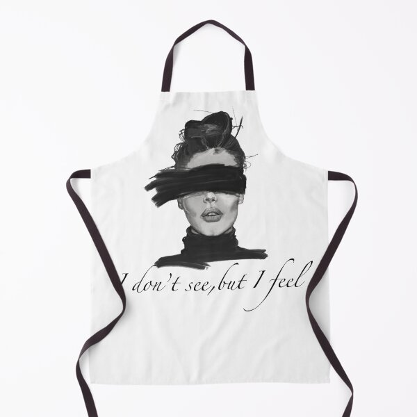 Item preview, I Don't See But I Feel - Abstract Monochrome Woman Portrait designed and sold by IvanaIka.