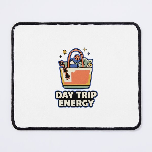 Item preview, Day Trip Energy Folk Travel Tote designed and sold by GoofyShopp.