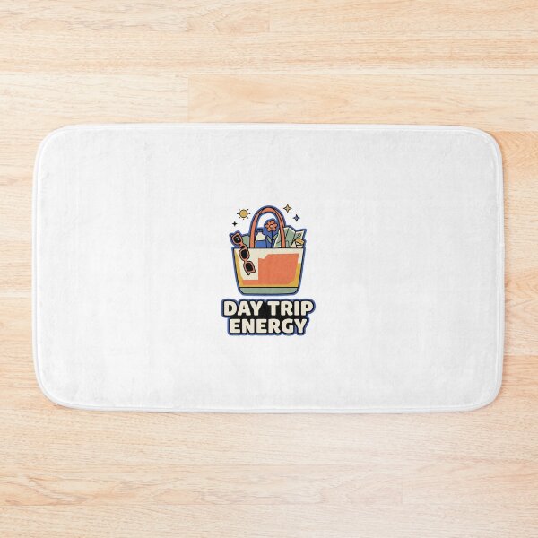 Item preview, Day Trip Energy Folk Travel Tote designed and sold by GoofyShopp.