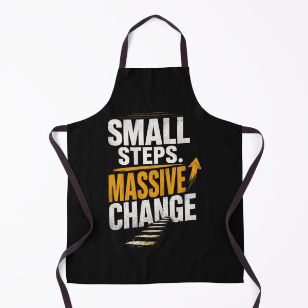 Item preview, Small Steps Massive Change | Motivational Typography Quote designed and sold by v6ziix.