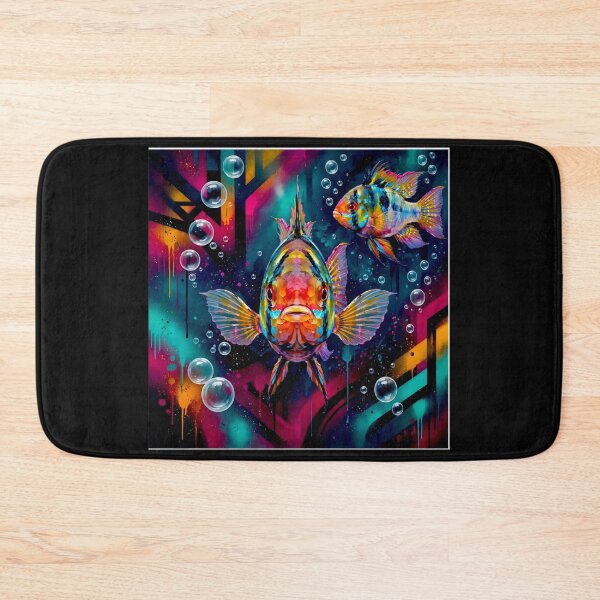 Item preview, Mikrogeophagus Ramirezi fish: Graffiti and Post-Expressionism #7 designed and sold by Helios Be. Lavsh.