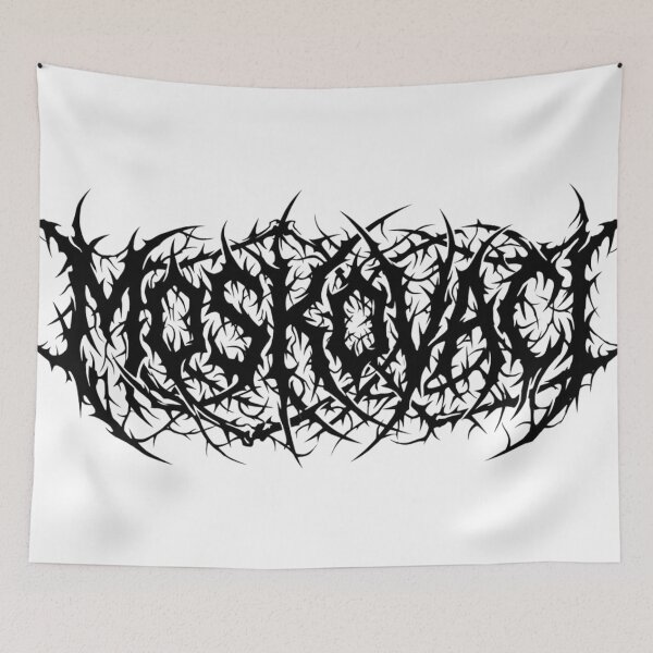 Item preview, MOSKOVACI Black Metal Logo Streetwear Graphic designed and sold by MOSKOVACI.