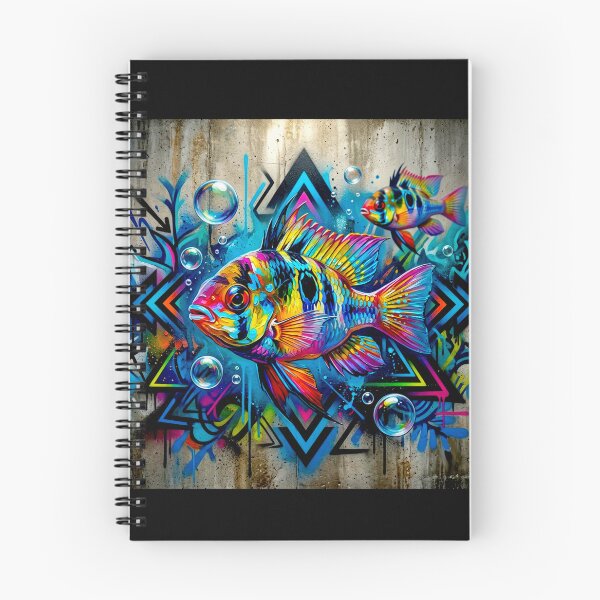 Item preview, Mikrogeophagus Ramirezi fish: Graffiti and Post-Expressionism #8 designed and sold by Helios Be. Lavsh.
