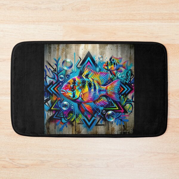 Item preview, Mikrogeophagus Ramirezi fish: Graffiti and Post-Expressionism #8 designed and sold by Helios Be. Lavsh.