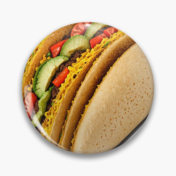 Item preview, Delicious Taco Loaded with Toppings Vector Sticker designed and sold by mrshadow113.