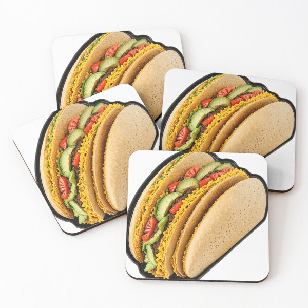 Item preview, Delicious Taco Loaded with Toppings Vector Sticker designed and sold by mrshadow113.