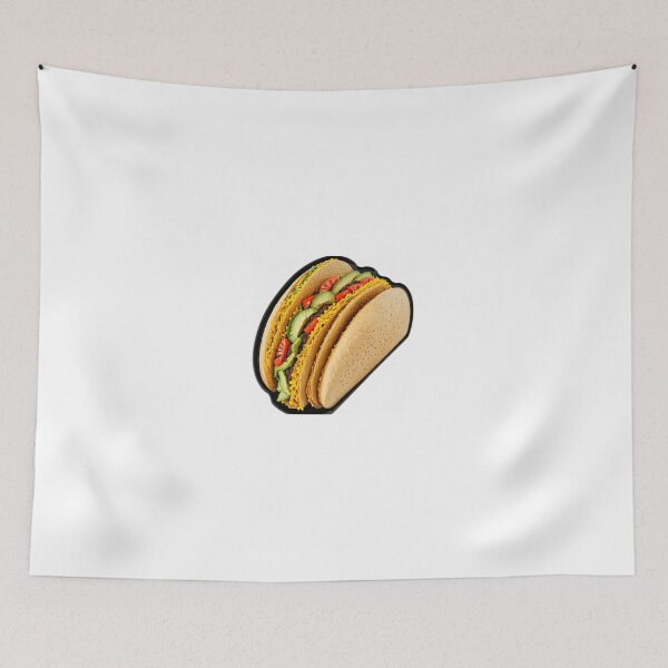 Item preview, Delicious Taco Loaded with Toppings Vector Sticker designed and sold by mrshadow113.