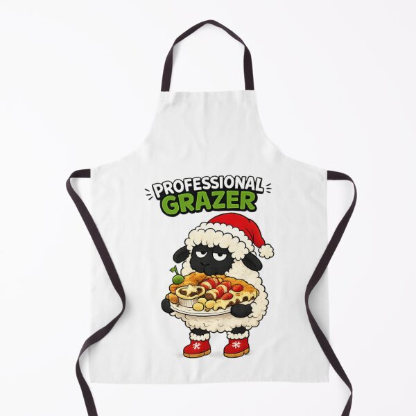 Item preview, Professional grazer, sheep eating Christmas buffet designed and sold by BritishDelights.