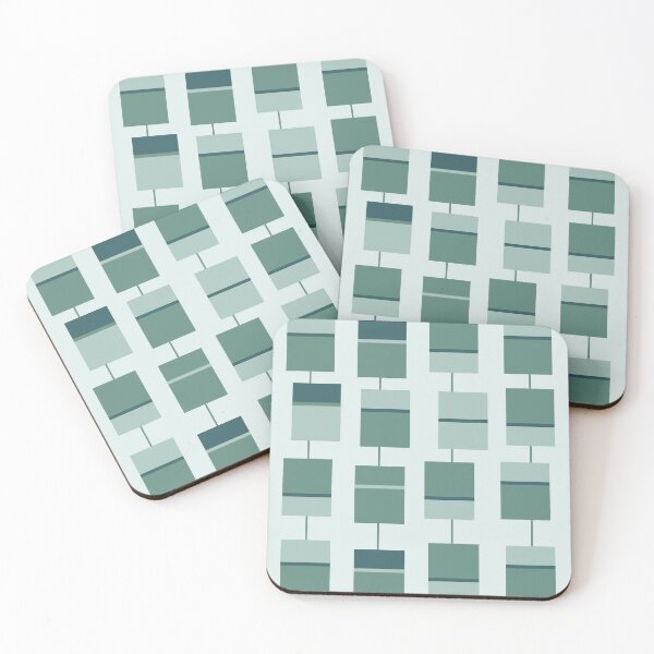 Item preview, Retro Green Rectangles designed and sold by PSCSCo.