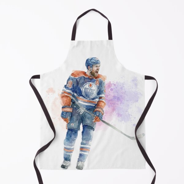 Item preview, Leon Draisaitl Watercolor Art - Edmonton Oilers Ice Hockey designed and sold by Turnersports.