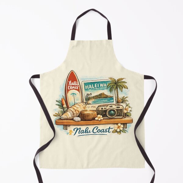 Item preview, Nalu Coast Vintage Surf Shop | Retro Hawaii Beach Design designed and sold by Nalu Coast.
