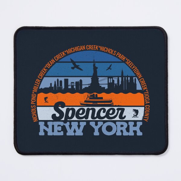 Item preview, Spencer New York Sunset Retro Vintage Local Pride Logo designed and sold by CRHPOD20.