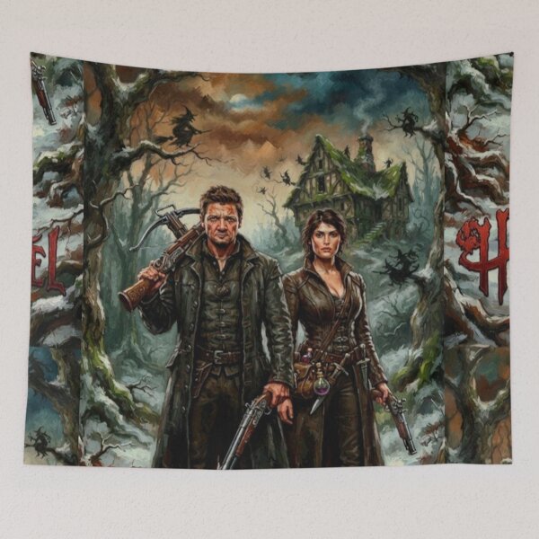 Item preview, Hansel & Gretel Witch Hunters Fine Art Tribute designed and sold by Art's Diner.