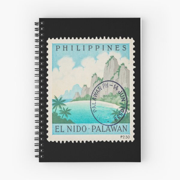 Item preview, Palawan Philippines El Nido Karst Lagoon Stamp Sticker designed and sold by stickercuffs.