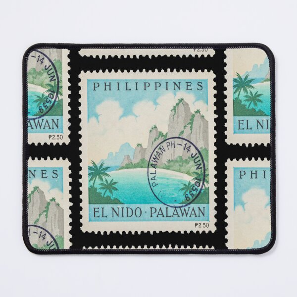 Item preview, Palawan Philippines El Nido Karst Lagoon Stamp Sticker designed and sold by stickercuffs.