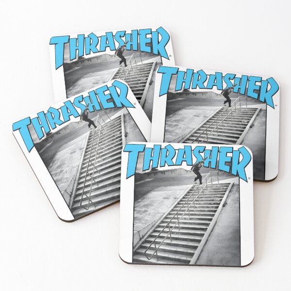Item preview, Thrasher Skateboard Magazine Original Custom Vintage Poster Wall Art designed and sold by Cool Robot Bro..