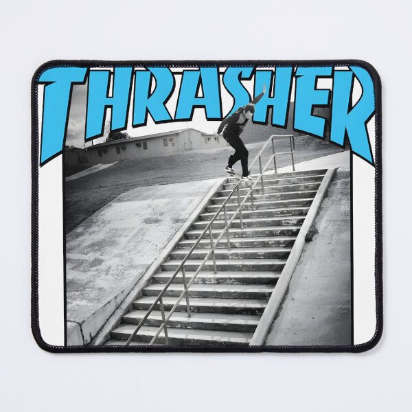 Item preview, Thrasher Skateboard Magazine Original Custom Vintage Poster Wall Art designed and sold by Cool Robot Bro..