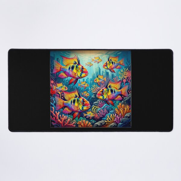 Item preview, Mikrogeophagus Ramirezi fish: Graffiti and Post-Expressionism #10 designed and sold by Helios Be. Lavsh.