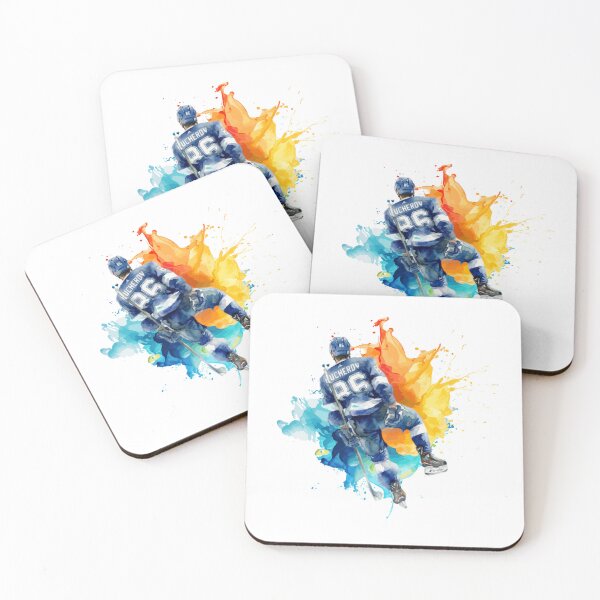 Item preview, Nikita Kucherov 86 Watercolor Paint Splatter Ice Hockey Art designed and sold by Turnersports.