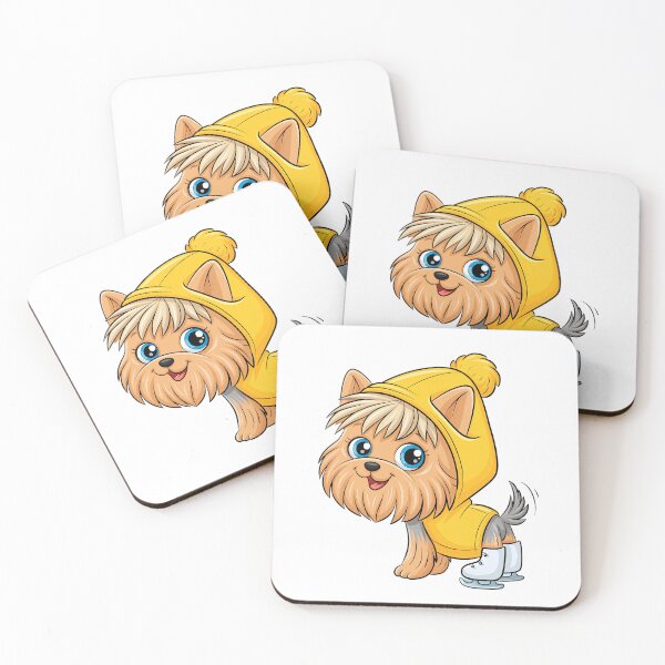 Item preview, A cute cartoon dog skating designed and sold by TanyaLovus.