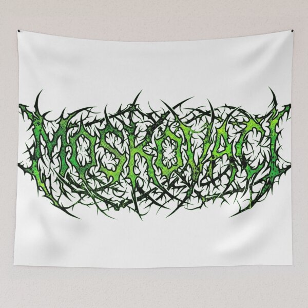 Item preview, MOSKOVACI Toxic Green Metal Logo Streetwear Graphic designed and sold by MOSKOVACI.