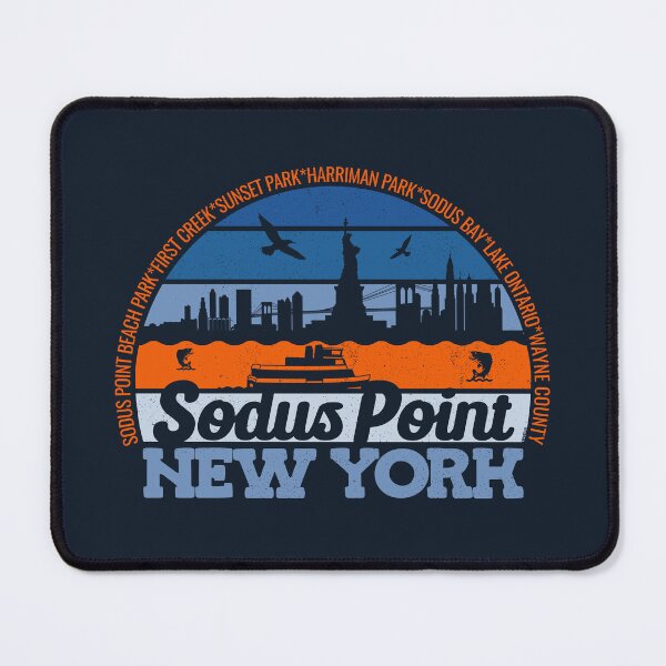 Item preview, Sodus Point New York Sunset Retro Vintage Local Pride Logo designed and sold by CRHPOD20.