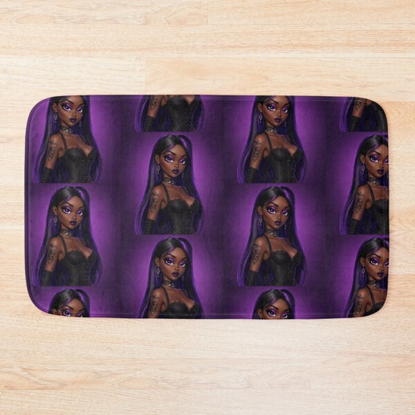 Item preview, Cool Punky Goth girl character tattoos corset black girl art designed and sold by Vintage Designs +.