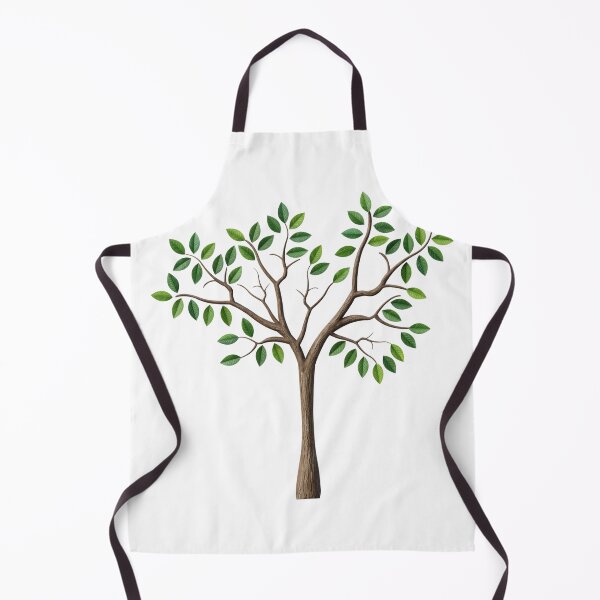 Item preview, Elegant Green Leaf Tree Artwork designed and sold by NeonNerd Studio.