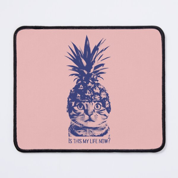 Item preview, The Existential Pineapple Cat designed and sold by Lidra Zehcnas.