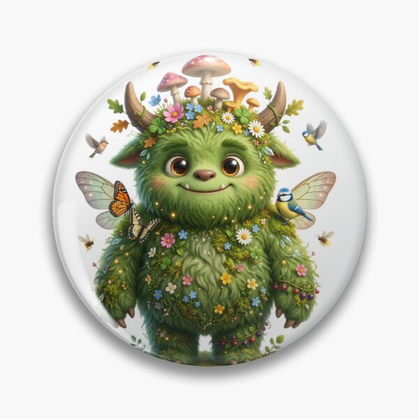 Item preview, A cute woodland monster covered designed and sold by kidoramagic.