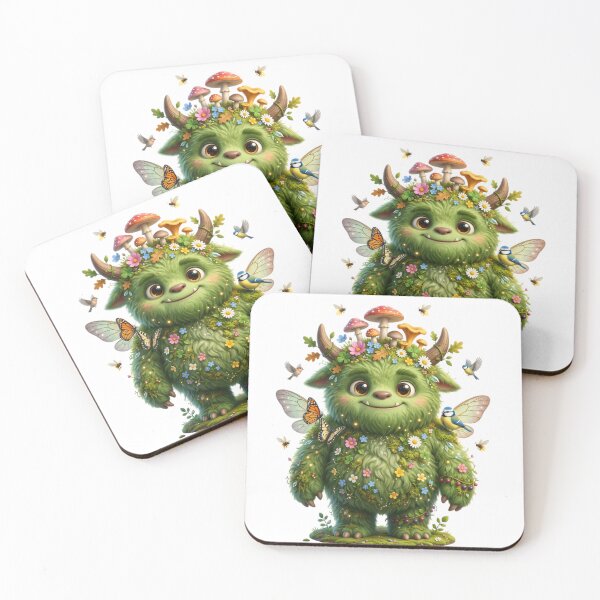 Item preview, A cute woodland monster covered designed and sold by kidoramagic.