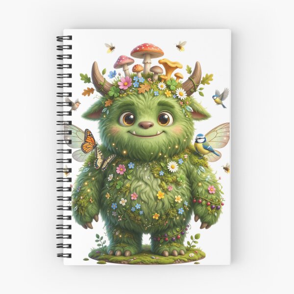 Item preview, A cute woodland monster covered designed and sold by kidoramagic.