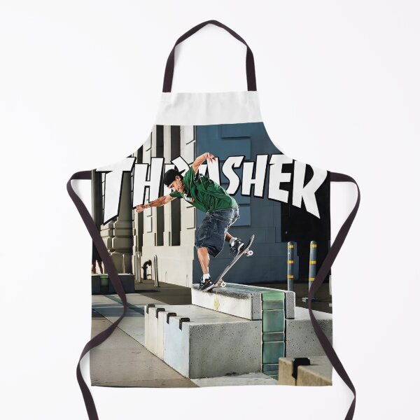 Item preview, Thrasher Skateboard Magazine Original Custom Vintage Poster Wall Art designed and sold by Cool Robot Bro..