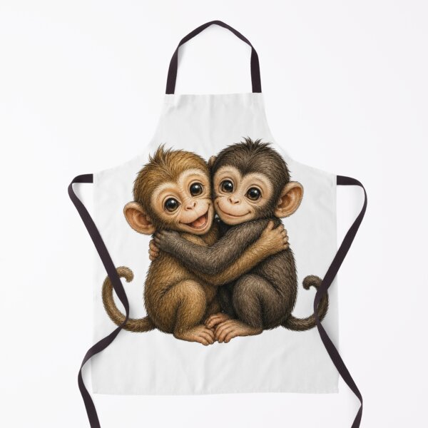 Item preview, Adorable Hugging Baby Monkeys designed and sold by Snurly.
