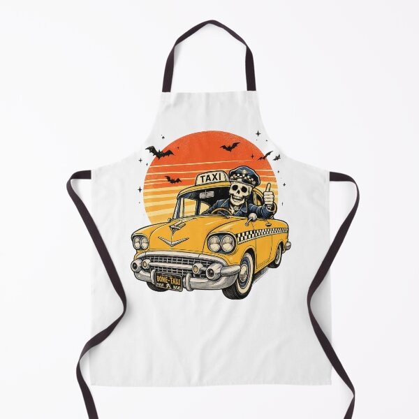Item preview, Skeleton Taxi Driver Halloween, Funny Gift for Taxi Drivers, Vintage Taxi Driver Graphic Shirt designed and sold by OUICHA.