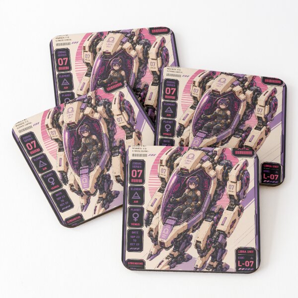 Item preview, Cyberpunk Libra Zodiac Mecha Anime Girl designed and sold by Apocalyptic Art Studio.