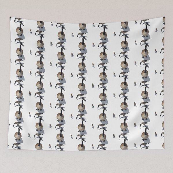 Item preview, Canada Geese Minimalist Background Art Print designed and sold by KaleChub.