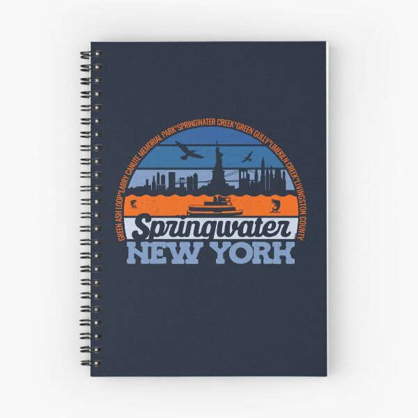 Item preview, Springwater New York Sunset Retro Vintage Local Pride Logo designed and sold by CRHPOD20.