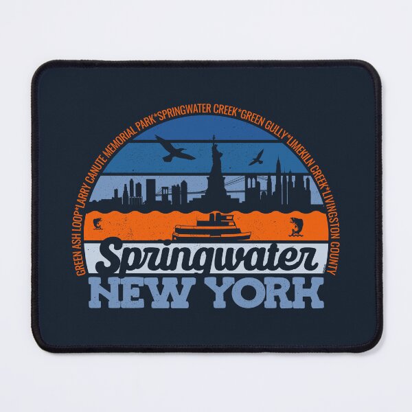 Item preview, Springwater New York Sunset Retro Vintage Local Pride Logo designed and sold by CRHPOD20.