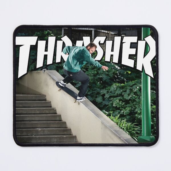 Item preview, Thrasher Skateboard Magazine Original Custom Vintage Poster Wall Art designed and sold by Cool Robot Bro..