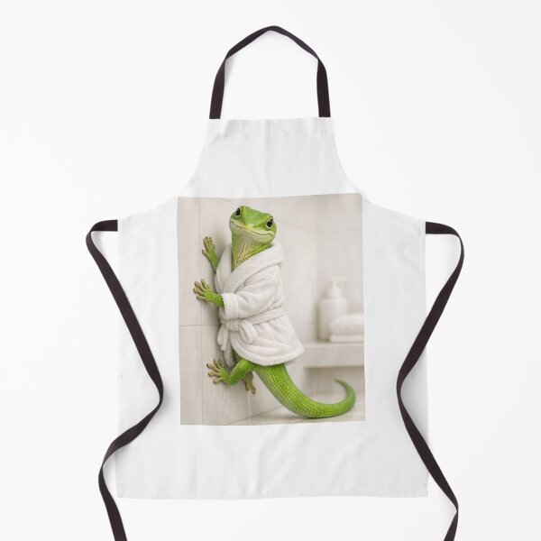 Item preview, Cozy Bathrobe Green Anole designed and sold by Sillytoe.