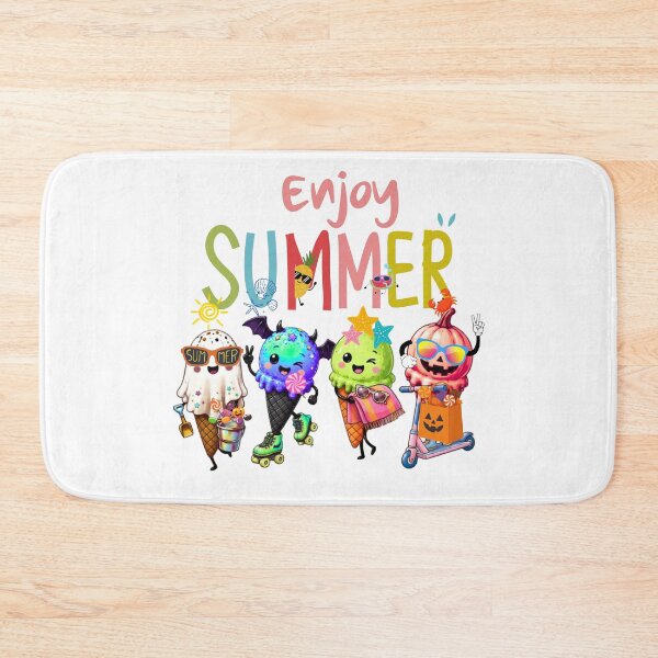 Item preview, Cute Summer and Spooky Ice Cream Characters Mashup Graphic Design designed and sold by VibranPalette.