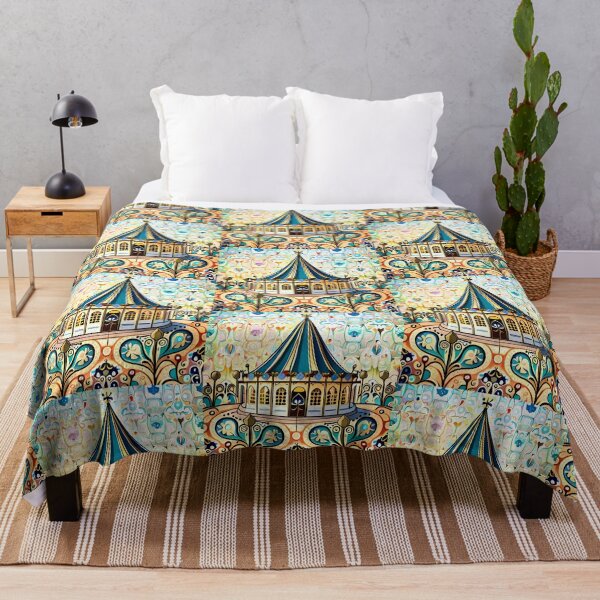 Item preview, Ornate Whimsical Carnival Teal Blue Magical Circus Tent designed and sold by Zeporas Castle.